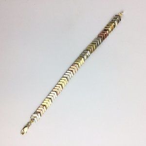 10K Tri-Color Gold Bracelet